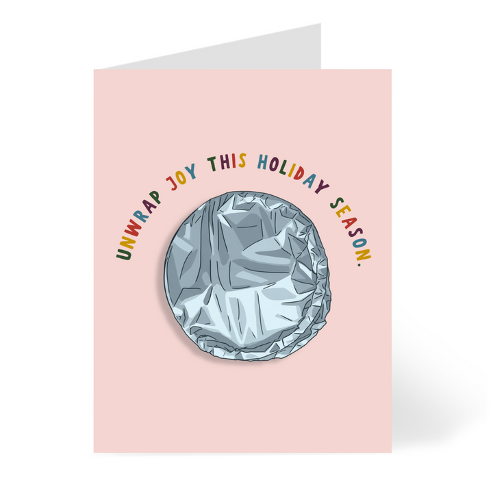 Unwrap Joy Christmas Card