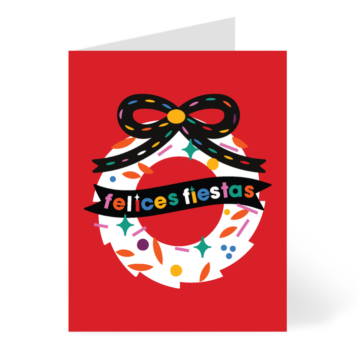 Felices Fiestas 12 Christmas Boxed Card Set - Spanish