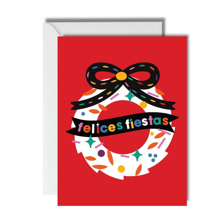 Felices Fiestas 12 Christmas Boxed Card Set - Spanish
