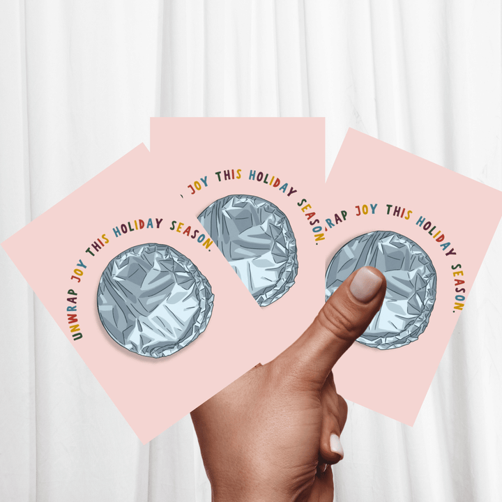 Unwrap Joy Christmas Card