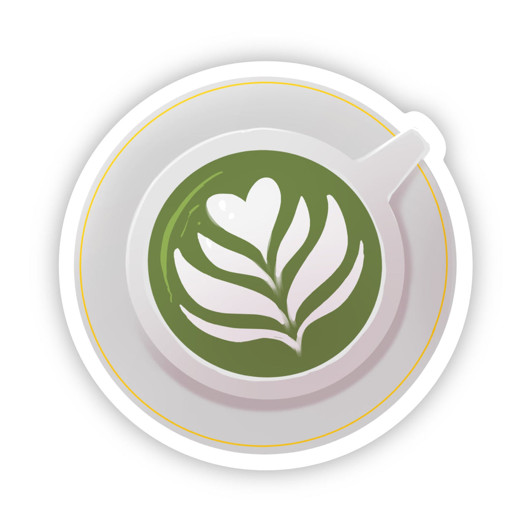 Vinyl Matcha Tea Sticker