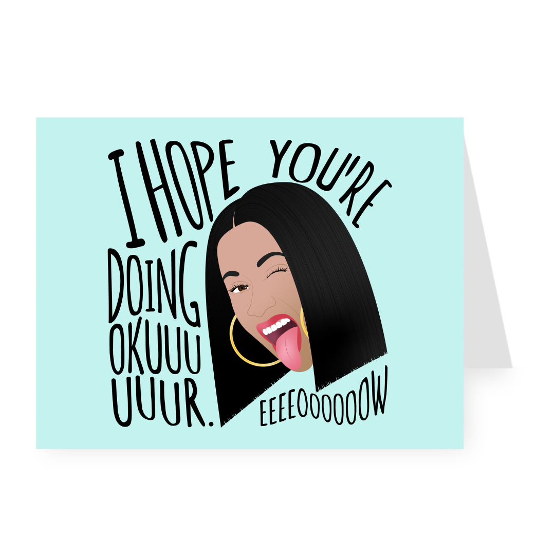 Cardi Cares Card by EV & FLO