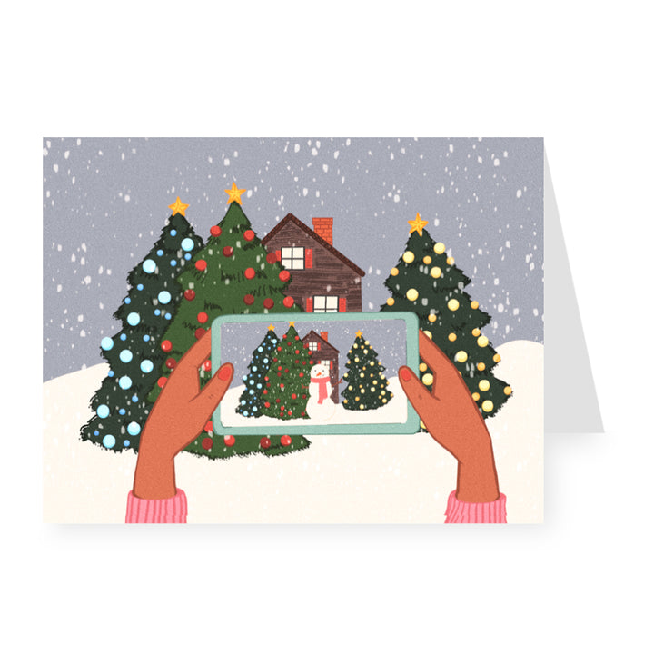 Snowy Day Assorted 12-Card Christmas Boxed Set