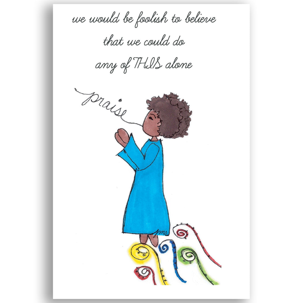 Praise Card by LITTLE FEET'S OPUS