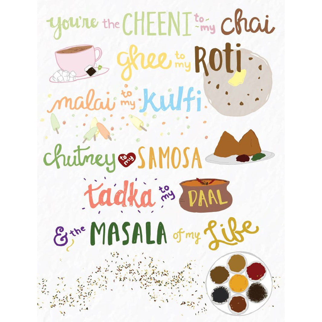 Masala of my Life Card by PYARFUL