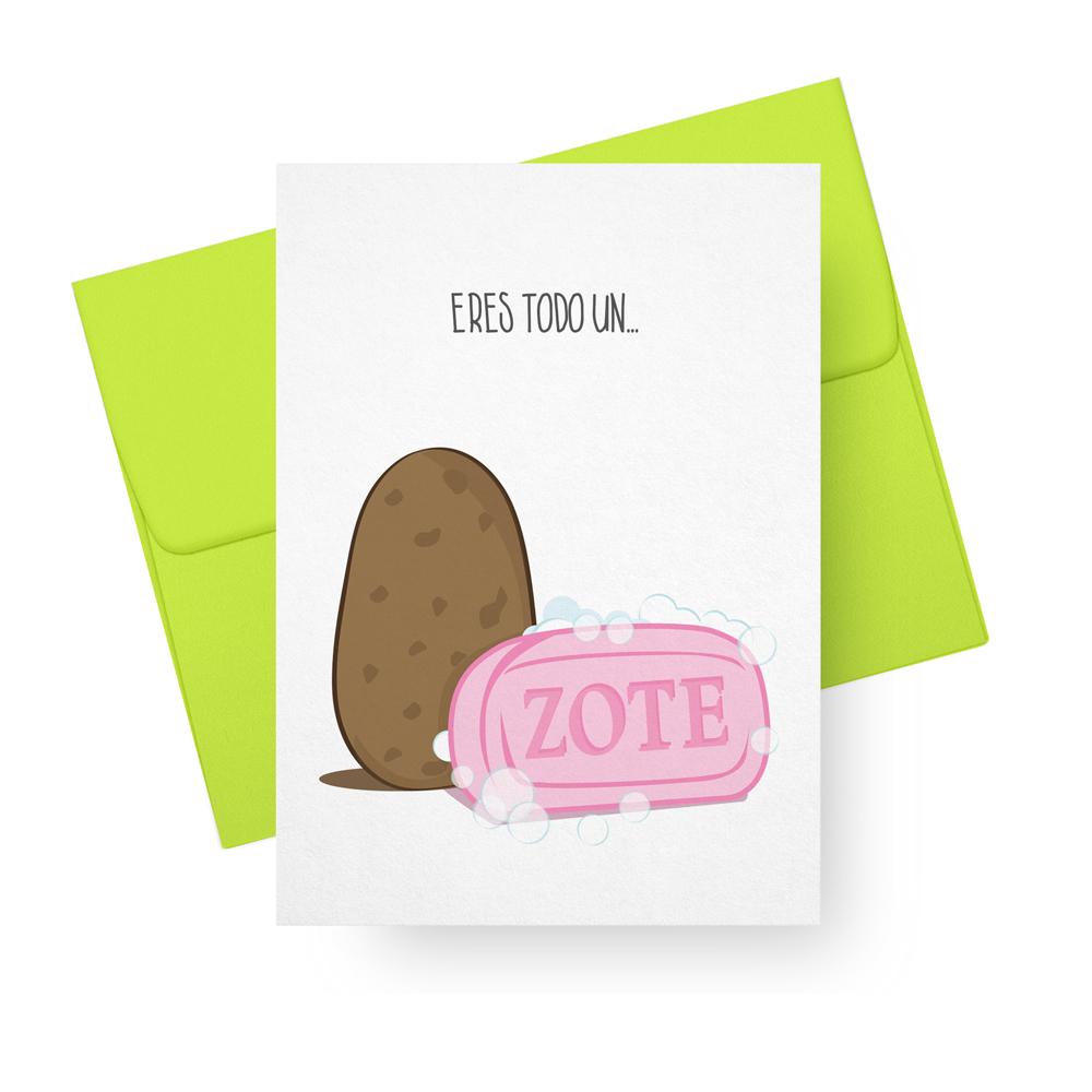 Eres todo un papazote Card by PAPER TACOS