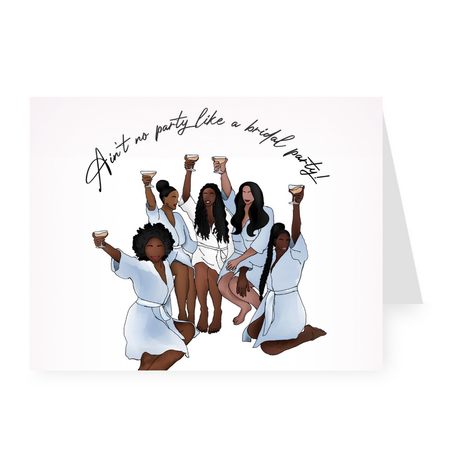 Bridal Party Card by CHEERNOTES