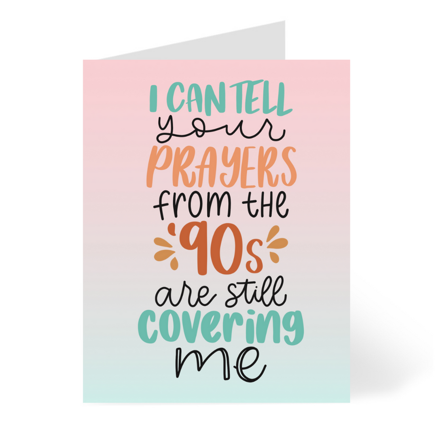 Prayers from the 90's Card by CHEERNOTES