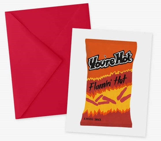 Flamin' Hot Card by POSTERITY PAPER