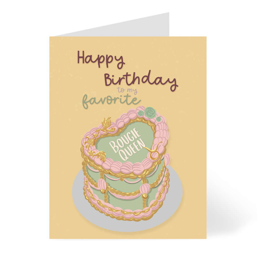 Zodiac Cake - Taurus Card by CHEERNOTES