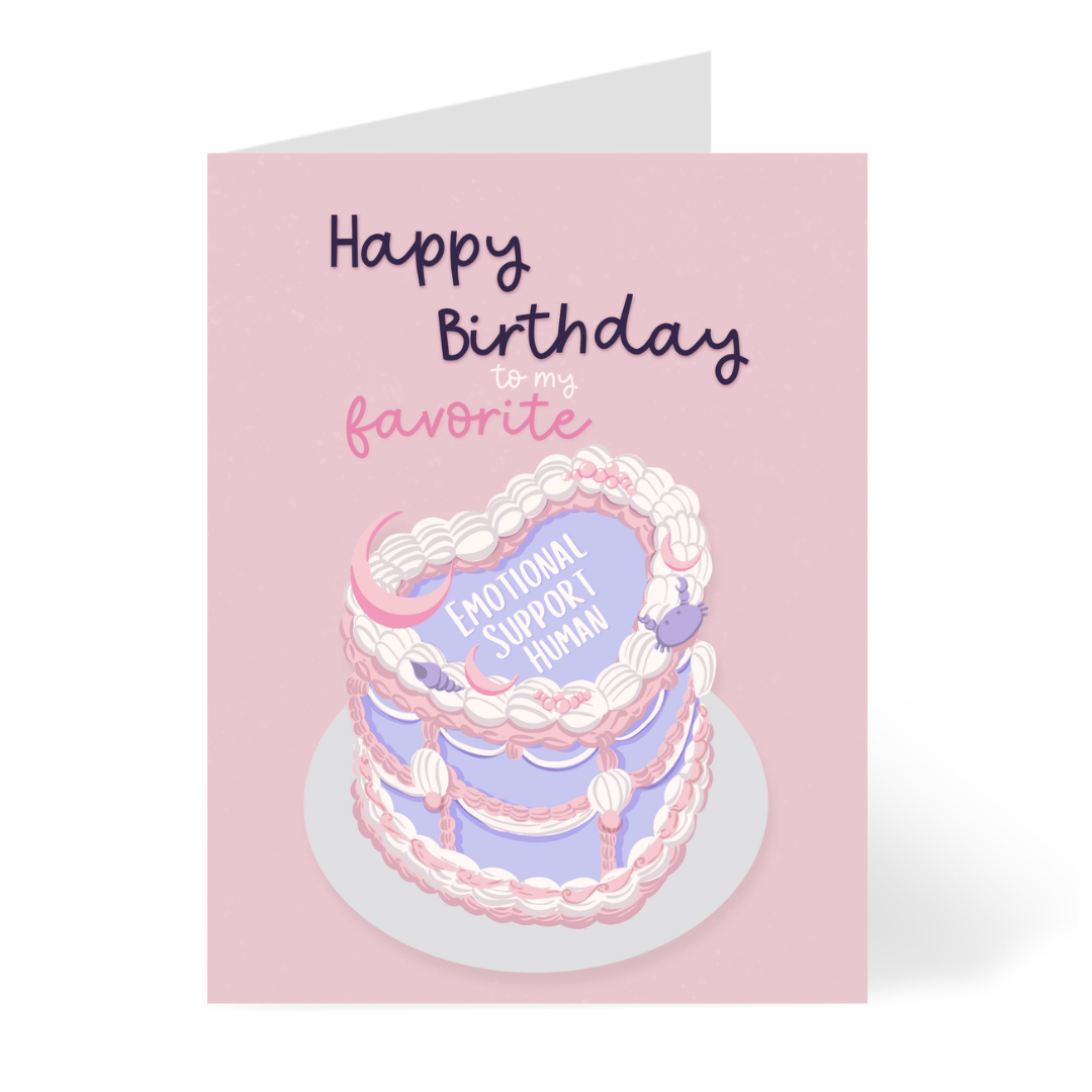 Zodiac Cake - Cancer Card by CHEERNOTES