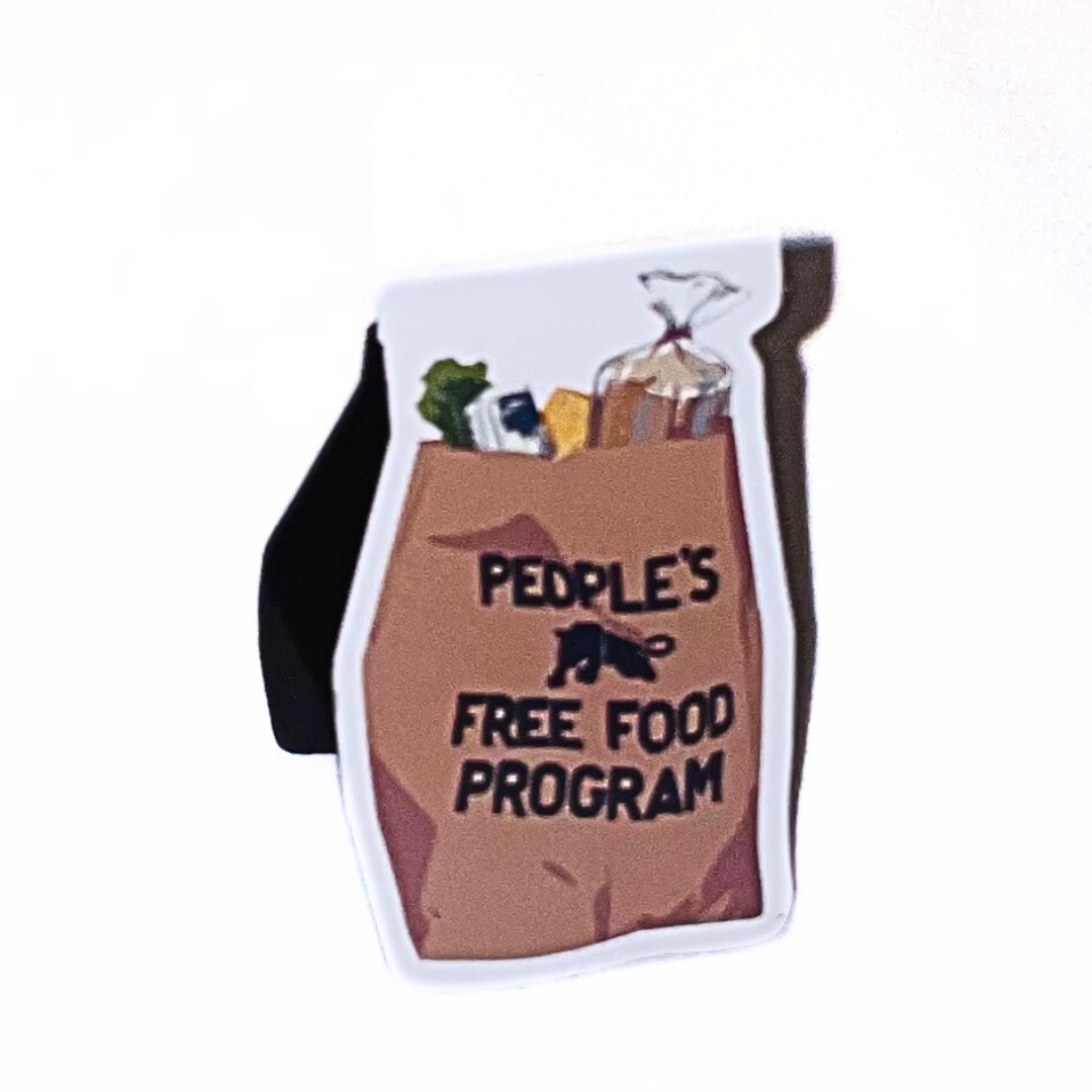 People's Free Food Bag Magnetic Page Marker