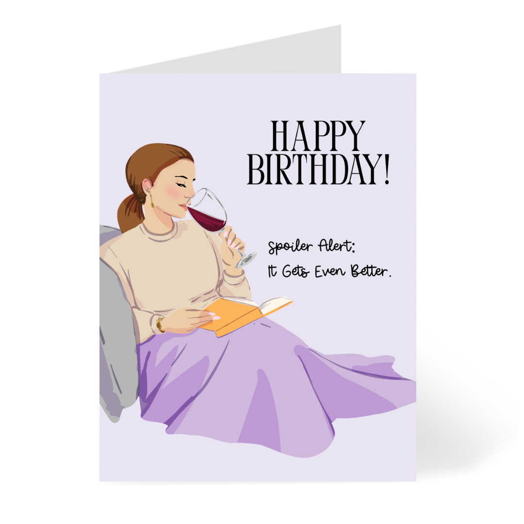 Birthday Spoiler Alert - Fair Card by CHEERNOTES