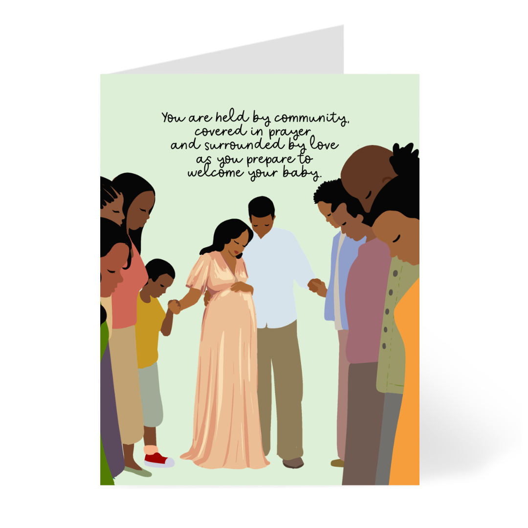 Prayers for Parents and Baby Card by CHEERNOTES