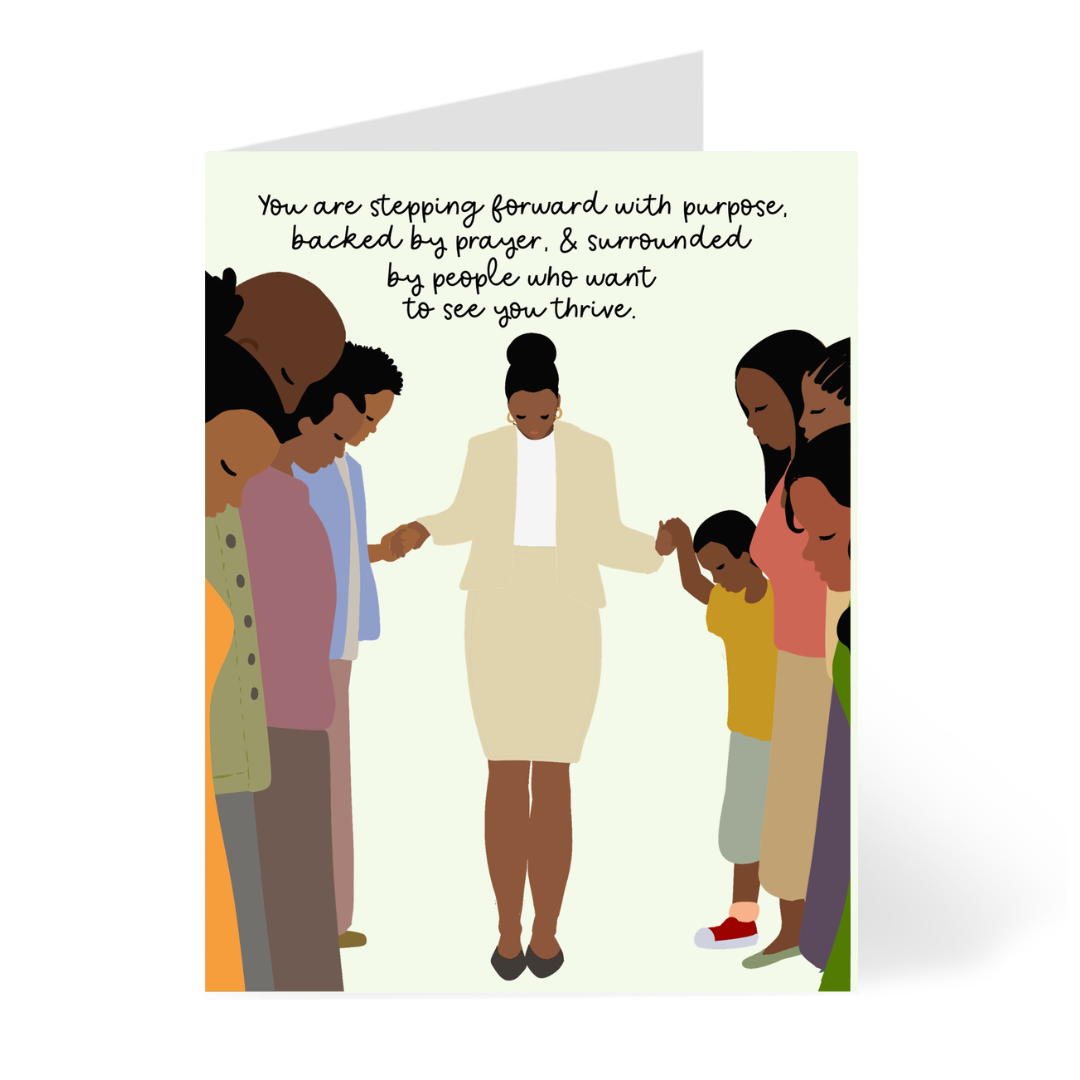 Backed by Prayer Card by CHEERNOTES