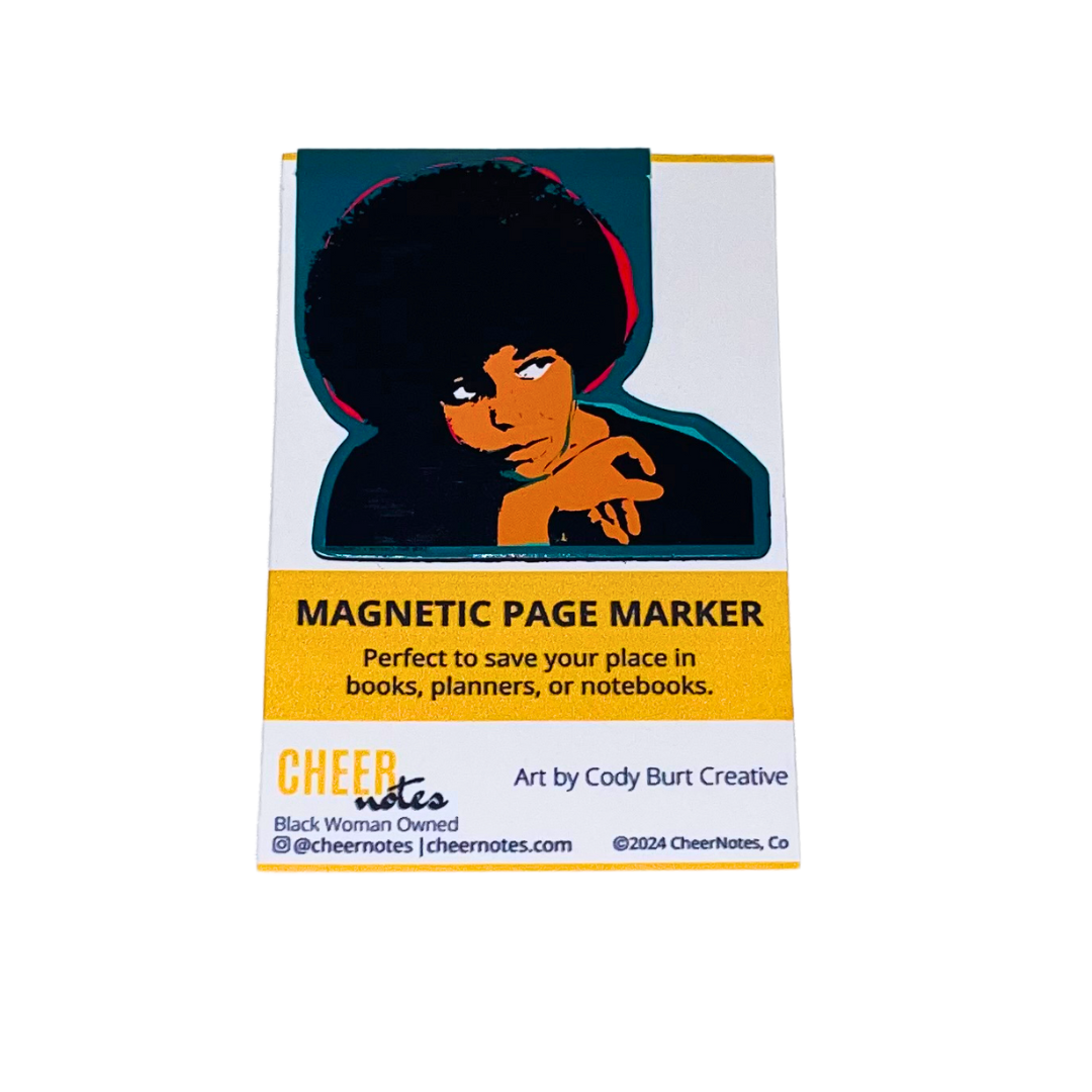 Angela Davis Magnetic Page Marker