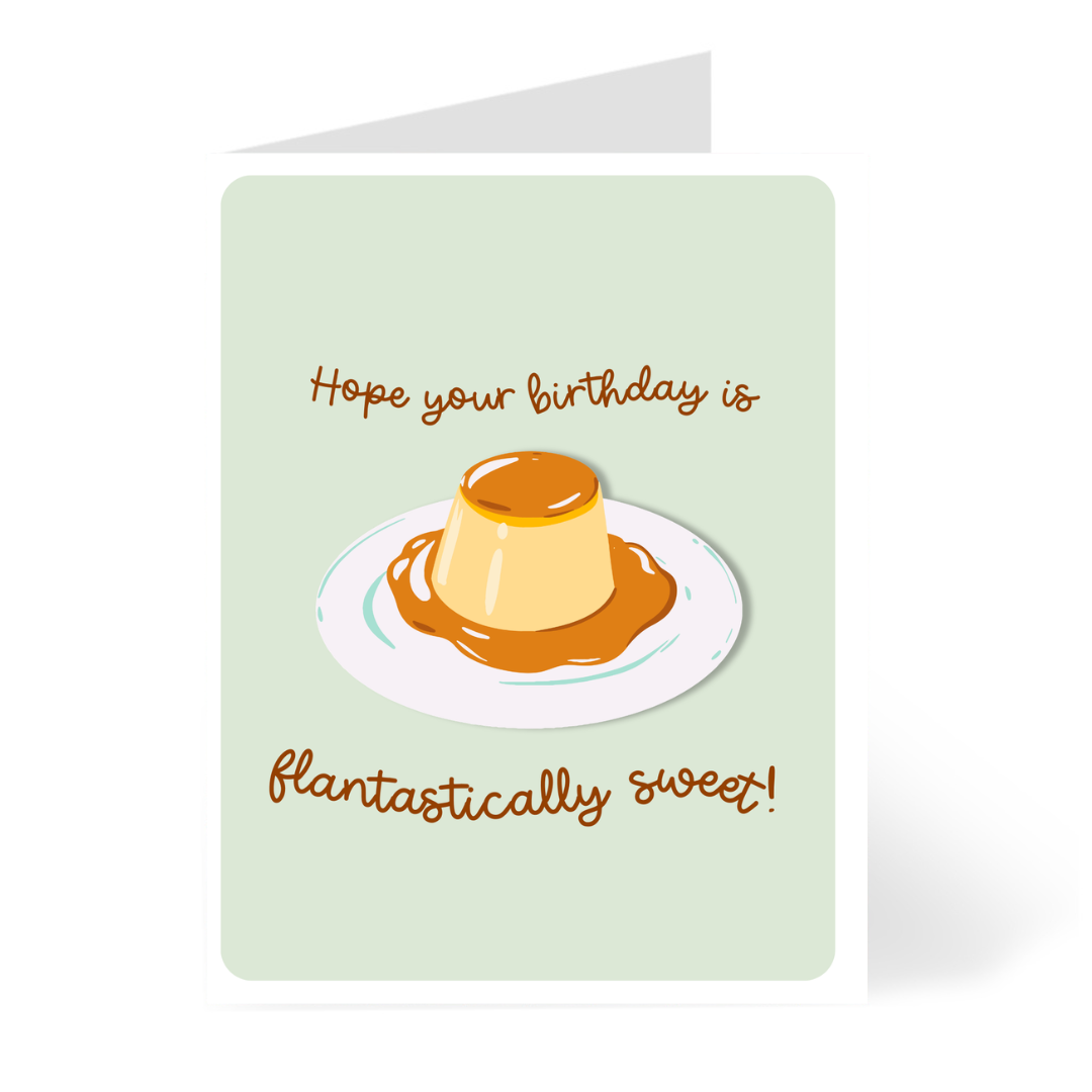 Flantastic Birthday Card by CHEERNOTES