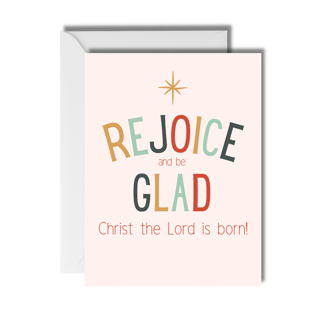 Rejoice and be Glad Christmas Card