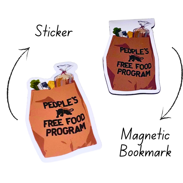 People's Free Food Bag Magnetic Page Marker