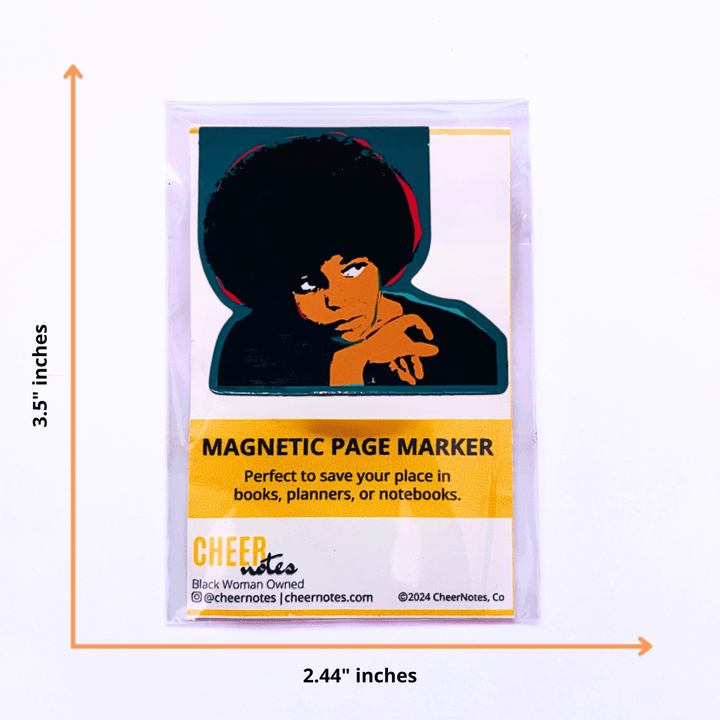 Angela Davis Magnetic Page Marker