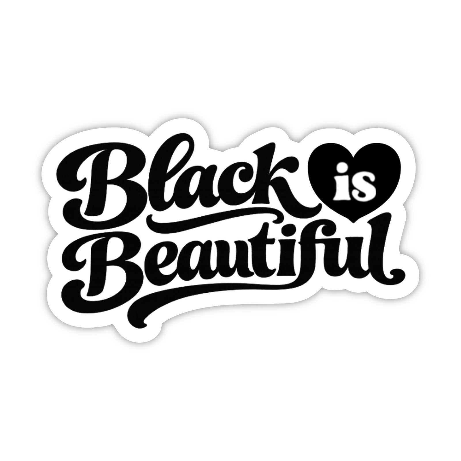 Black is Beautiful Sticker Card by CHEERNOTES