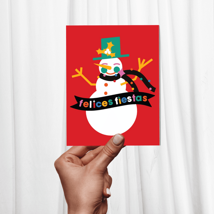 Christmas Snowman - Spanish
