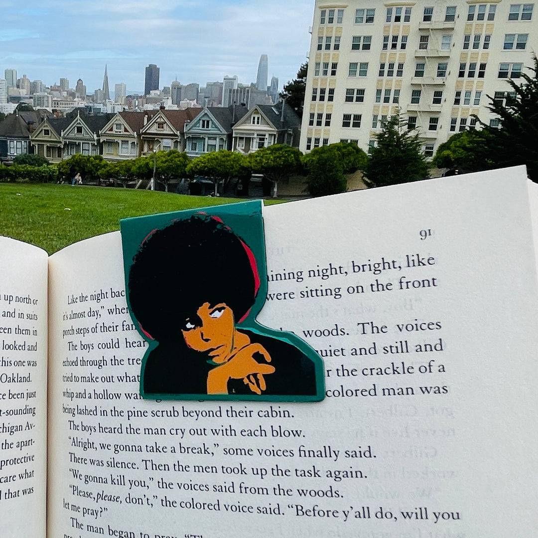 Angela Davis Magnetic Page Marker