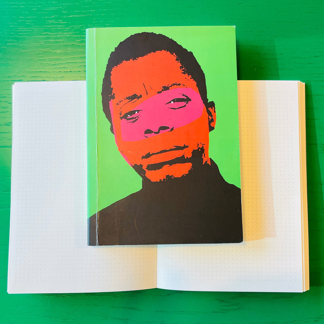 James Baldwin Dot Grid Notebook