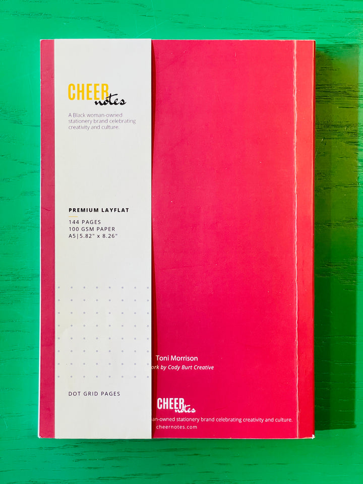 Toni Morrison Dot Grid Notebook
