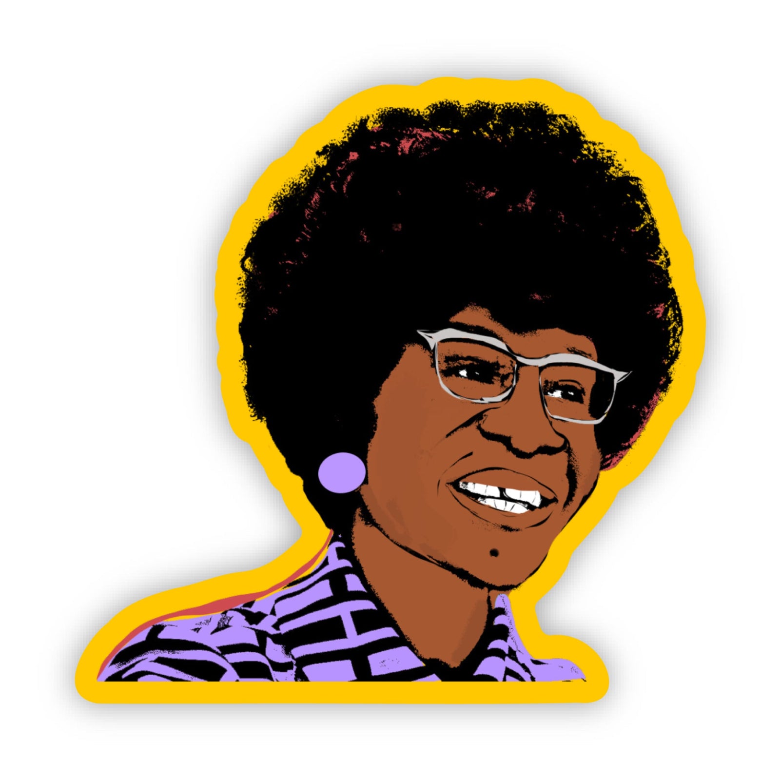 Vinyl Shirley Chisholm Sticker