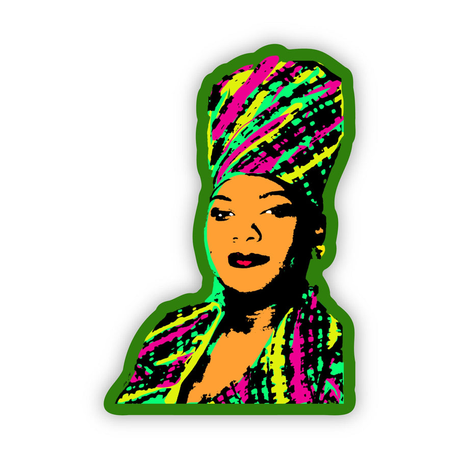 Vinyl Queen Latifah Sticker