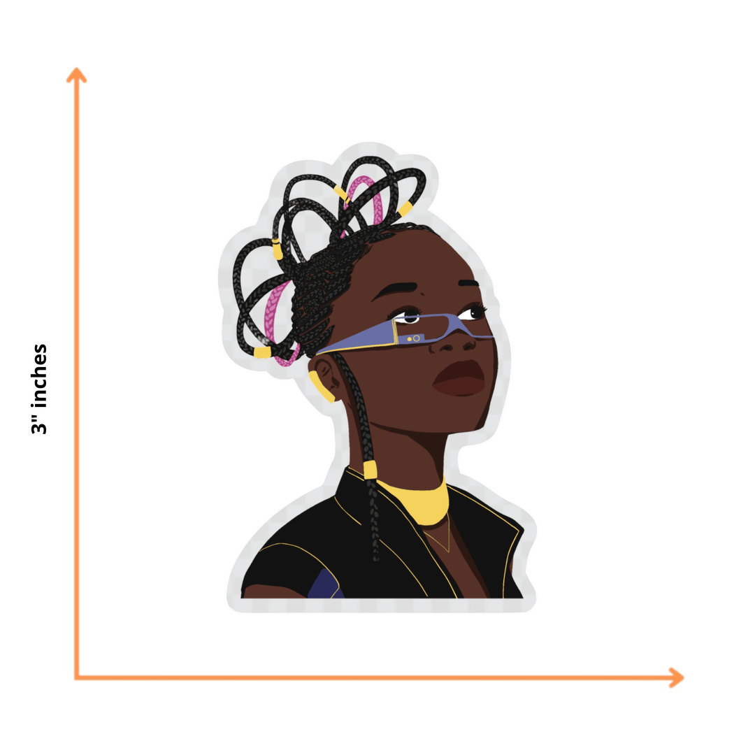 Afrofuturist Sticker
