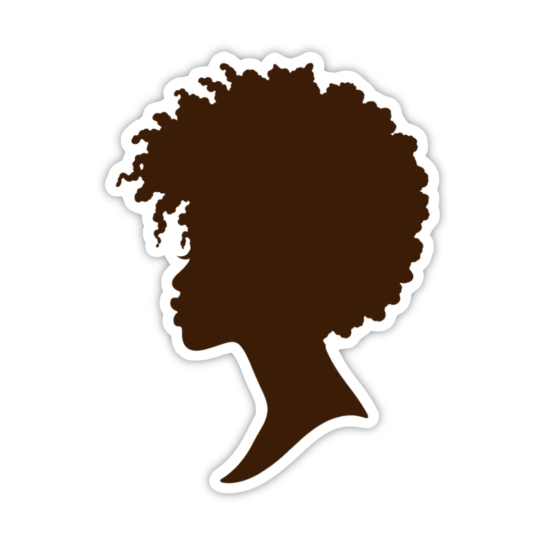 Afro Silhouette Sticker Card by CHEERNOTES