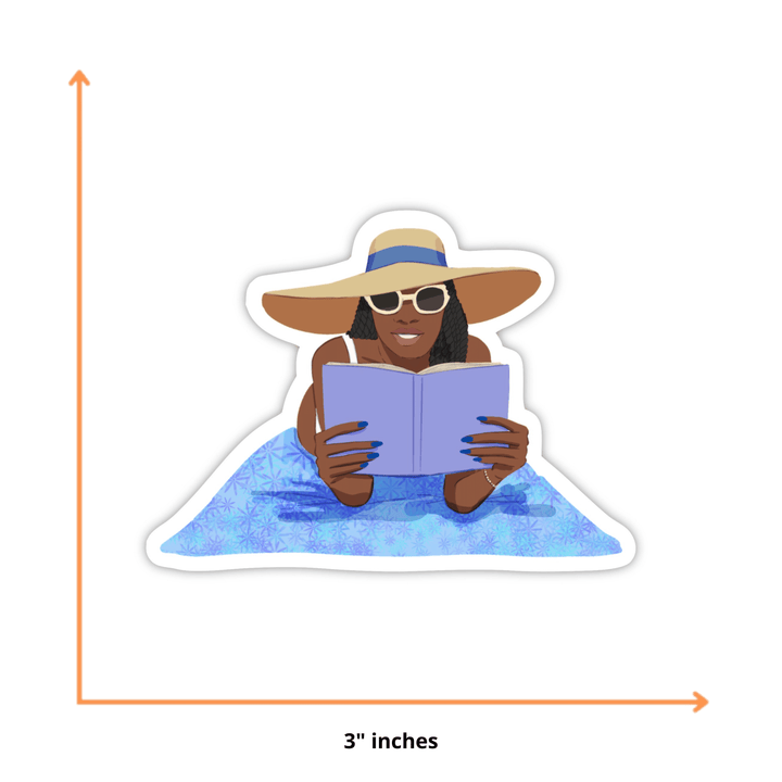 Beach Read Sticker
