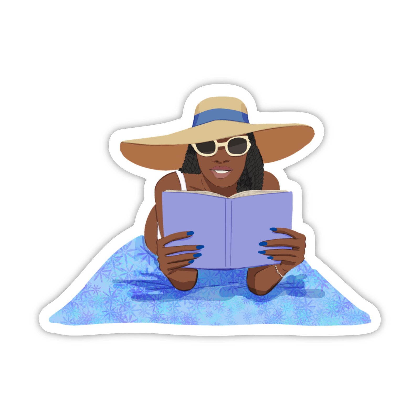 Beach Read Sticker Card by CHEERNOTES
