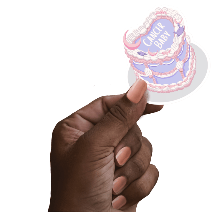 Zodiac Cake Sticker - Cancer