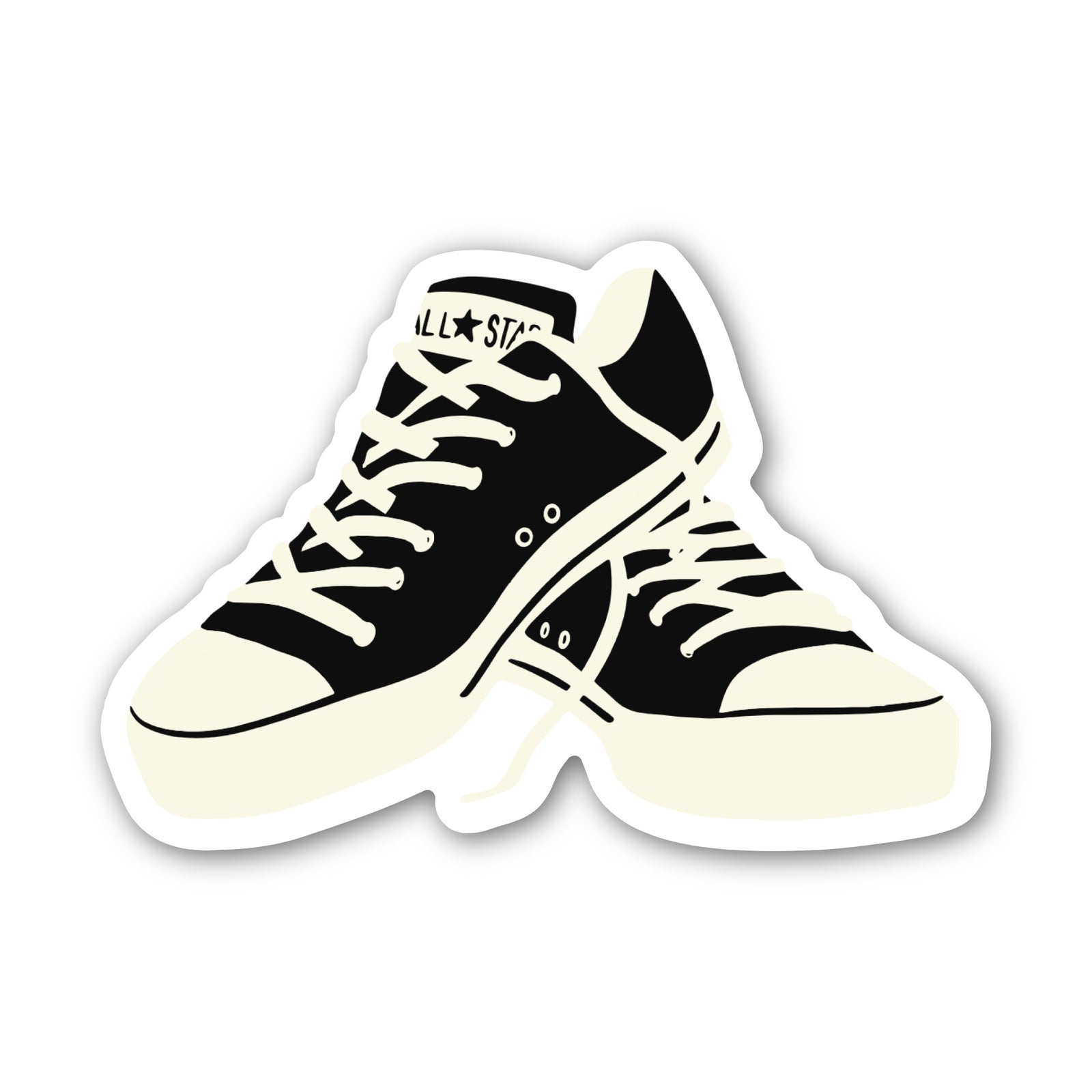 Chucks Sticker Card by CHEERNOTES