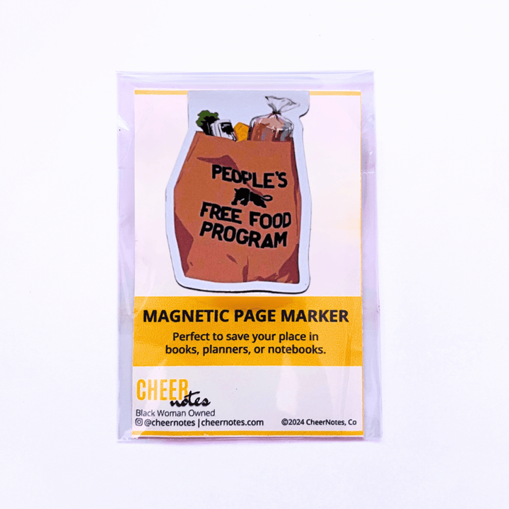 People's Free Food Bag Magnetic Page Marker