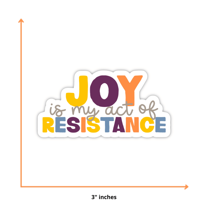 Joy is Resistance Sticker