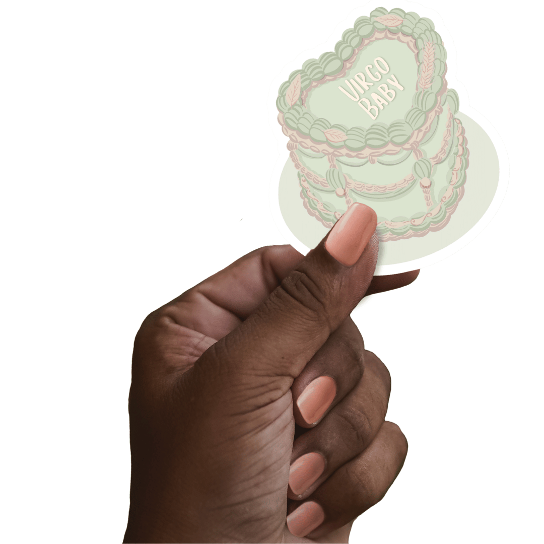 Zodiac Cake Sticker - Virgo
