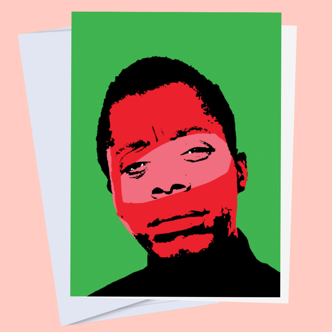 James Baldwin Card by CODY BURT CREATIVE