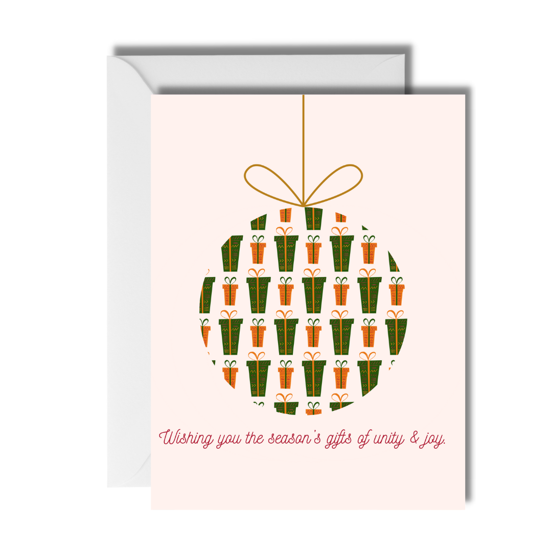 Unity & Joy Christmas Card Cards by CHEERNOTES