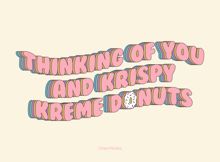 You & Krispy Kreme Social Stationery
