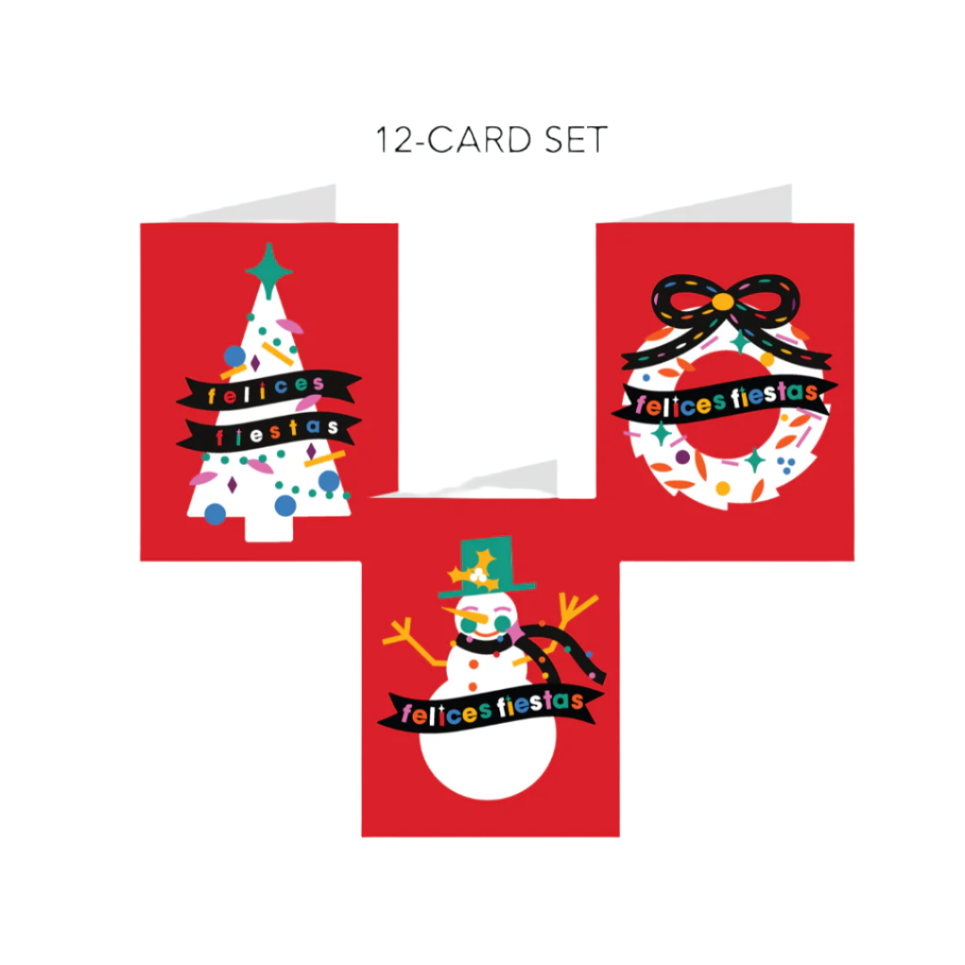 Felices Fiestas 12 Card Set Cards by Mariery Young