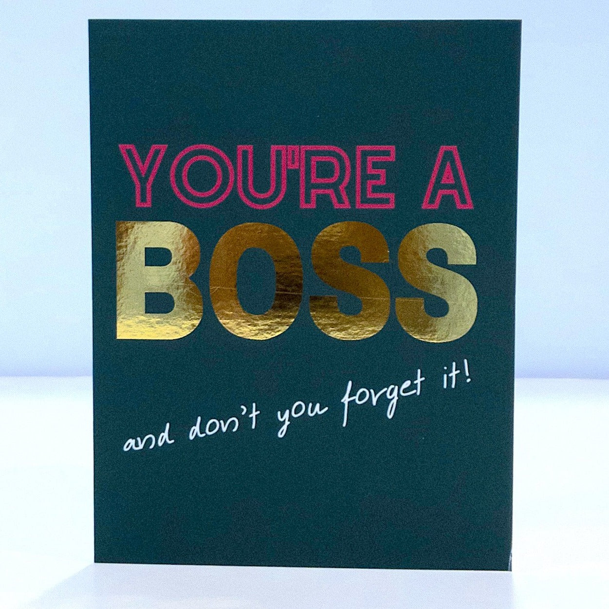 You're A Boss Card by CHEERNOTES – CheerNotes