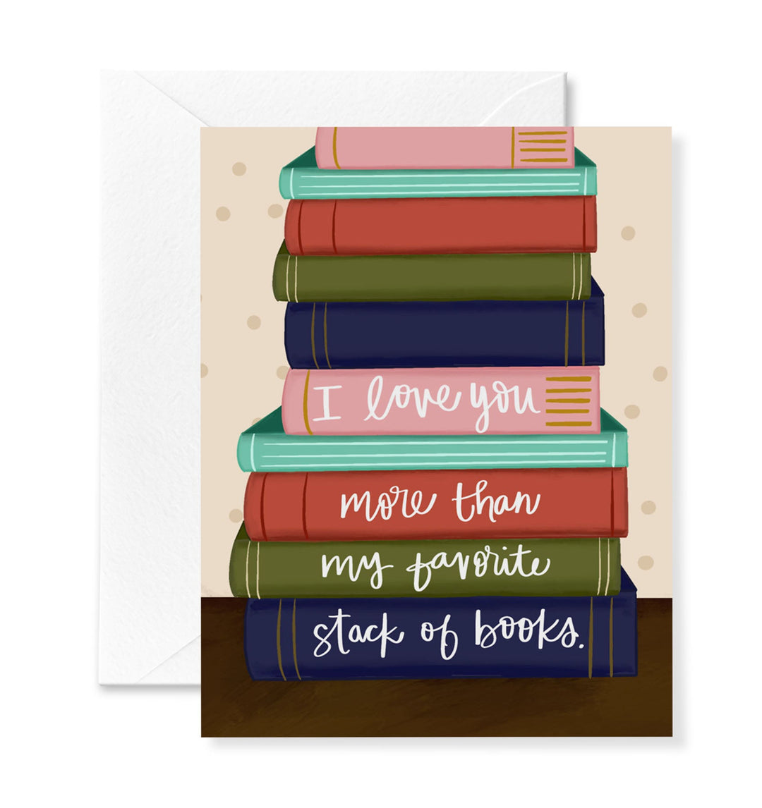 Book Love Card Card by ANNOUNCE DIVINELY