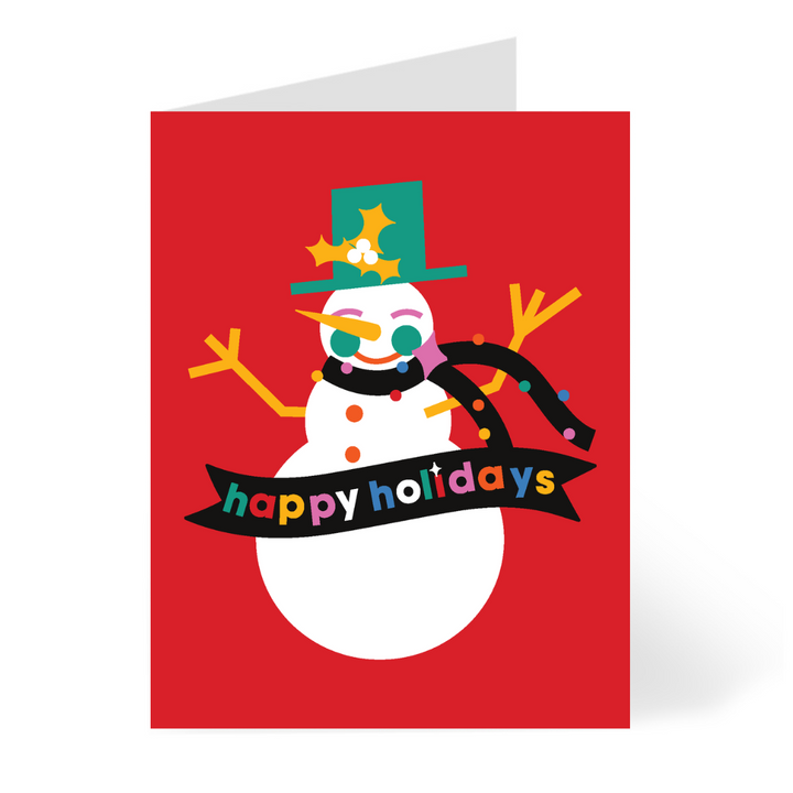 Christmas Snowman  Cards by Mariery Young