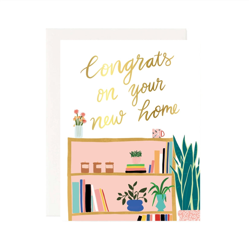 Congrats on the New Home Greeting Card Card by PINEAPPLE SUNDAYS DESIGN STUDIO