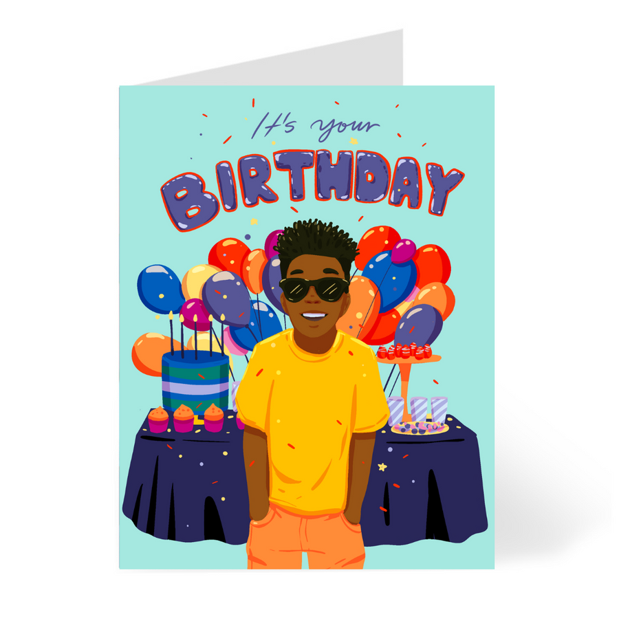 Cool Birthday Boy Card by CHEERNOTES