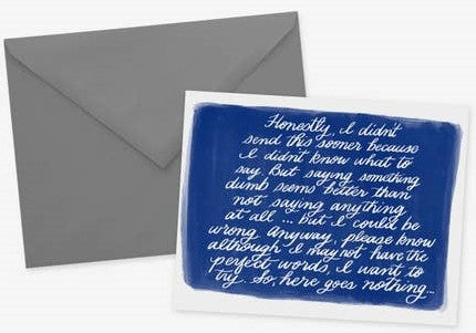 Dumb Words Card by POSTERITY PAPER